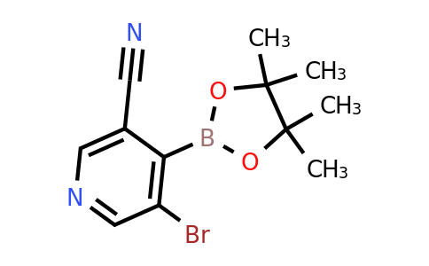 5-Bromo-4-(4,4,5,5-tetramethyl-1,3,2-dioxaborolan-2-YL)nicotinonitrile