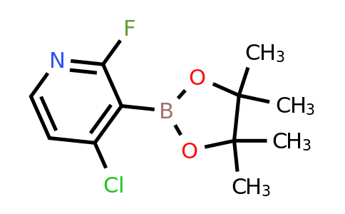 4-Chloro-2-fluoro-3-(4,4,5,5-tetramethyl-1,3,2-dioxaborolan-2-YL)pyridine