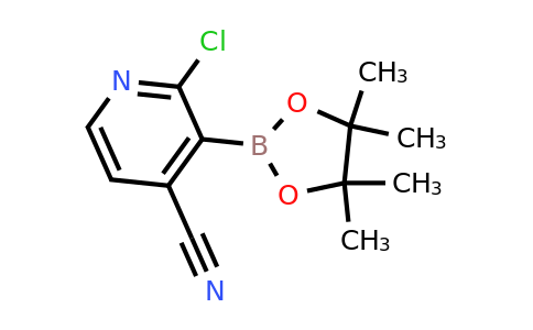 2-Chloro-3-(4,4,5,5-tetramethyl-1,3,2-dioxaborolan-2-YL)isonicotinonitrile