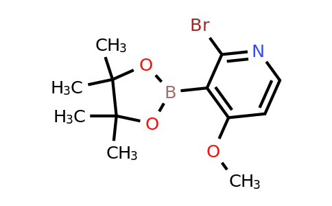 2-Bromo-4-methoxy-3-(4,4,5,5-tetramethyl-1,3,2-dioxaborolan-2-YL)pyridine