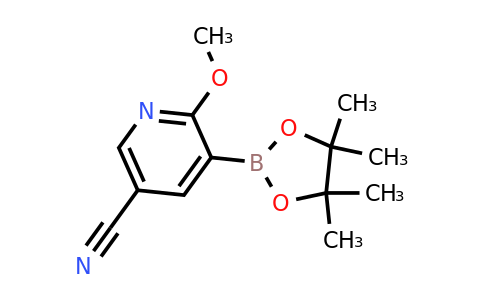 6-Methoxy-5-(4,4,5,5-tetramethyl-1,3,2-dioxaborolan-2-YL)nicotinonitrile