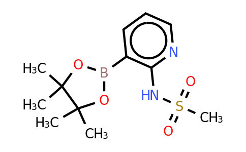 N-(3-(4,4,5,5-tetramethyl-1,3,2-dioxaborolan-2-YL)pyridin-2-YL)methanesulfonamide