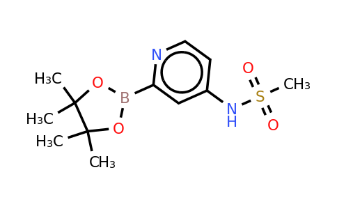 N-(2-(4,4,5,5-tetramethyl-1,3,2-dioxaborolan-2-YL)pyridin-4-YL)methanesulfonamide