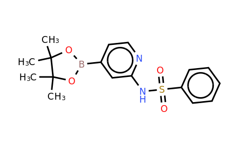 N-(4-(4,4,5,5-tetramethyl-1,3,2-dioxaborolan-2-YL)pyridin-2-YL)benzenesulfonamide