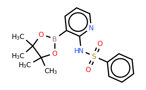 N-(3-(4,4,5,5-tetramethyl-1,3,2-dioxaborolan-2-YL)pyridin-2-YL)benzenesulfonamide