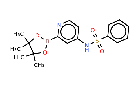 N-(2-(4,4,5,5-tetramethyl-1,3,2-dioxaborolan-2-YL)pyridin-4-YL)benzenesulfonamide