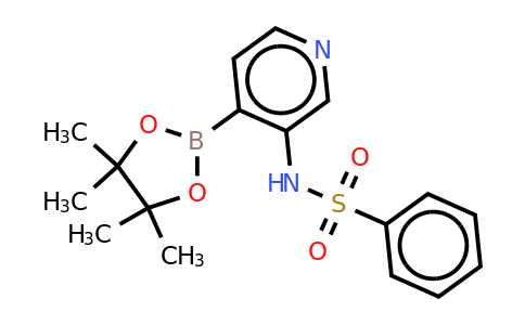 N-(4-(4,4,5,5-tetramethyl-1,3,2-dioxaborolan-2-YL)pyridin-3-YL)benzenesulfonamide