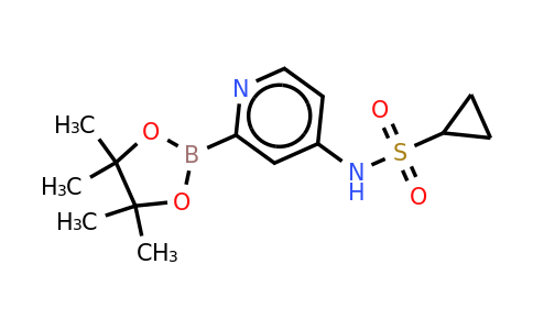 N-(2-(4,4,5,5-tetramethyl-1,3,2-dioxaborolan-2-YL)pyridin-4-YL)cyclopropanesulfonamide