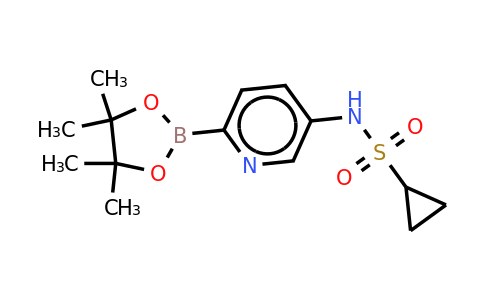 N-(6-(4,4,5,5-tetramethyl-1,3,2-dioxaborolan-2-YL)pyridin-3-YL)cyclopropanesulfonamide