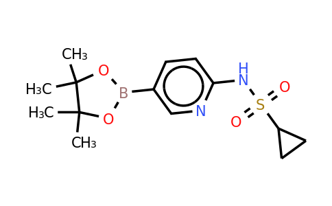 N-(5-(4,4,5,5-tetramethyl-1,3,2-dioxaborolan-2-YL)pyridin-2-YL)cyclopropanesulfonamide