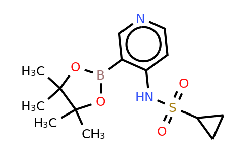 N-(3-(4,4,5,5-tetramethyl-1,3,2-dioxaborolan-2-YL)pyridin-4-YL)cyclopropanesulfonamide
