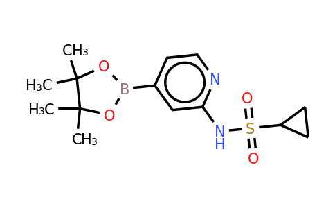 N-(4-(4,4,5,5-tetramethyl-1,3,2-dioxaborolan-2-YL)pyridin-2-YL)cyclopropanesulfonamide