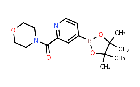 Morpholino(4-(4,4,5,5-tetramethyl-1,3,2-dioxaborolan-2-YL)pyridin-2-YL)methanone
