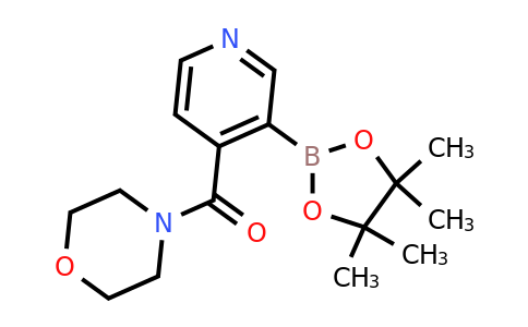 Morpholino(3-(4,4,5,5-tetramethyl-1,3,2-dioxaborolan-2-YL)pyridin-4-YL)methanone