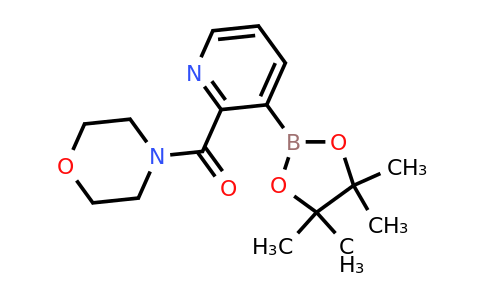 Morpholino(3-(4,4,5,5-tetramethyl-1,3,2-dioxaborolan-2-YL)pyridin-2-YL)methanone