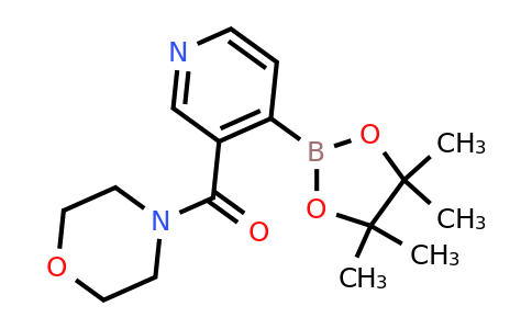 Morpholino(4-(4,4,5,5-tetramethyl-1,3,2-dioxaborolan-2-YL)pyridin-3-YL)methanone