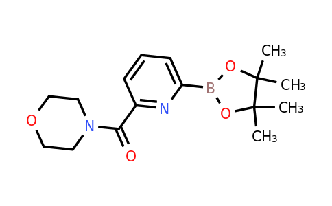 Morpholino(6-(4,4,5,5-tetramethyl-1,3,2-dioxaborolan-2-YL)pyridin-2-YL)methanone