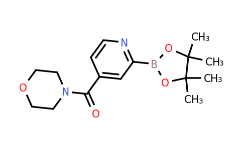 Morpholino(2-(4,4,5,5-tetramethyl-1,3,2-dioxaborolan-2-YL)pyridin-4-YL)methanone