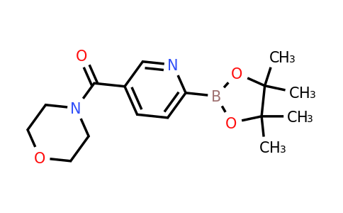 Morpholino(6-(4,4,5,5-tetramethyl-1,3,2-dioxaborolan-2-YL)pyridin-3-YL)methanone