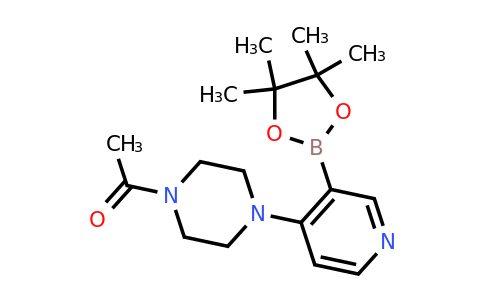 1-(4-(3-(4,4,5,5-Tetramethyl-1,3,2-dioxaborolan-2-YL)pyridin-4-YL)piperazin-1-YL)ethanone