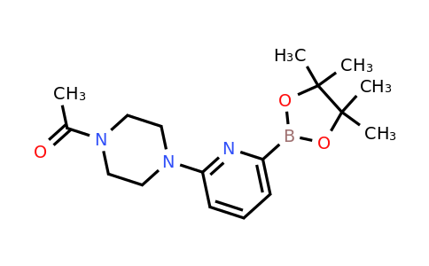 1-(4-(6-(4,4,5,5-Tetramethyl-1,3,2-dioxaborolan-2-YL)pyridin-2-YL)piperazin-1-YL)ethanone
