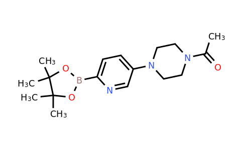 1-(4-(6-(4,4,5,5-Tetramethyl-1,3,2-dioxaborolan-2-YL)pyridin-3-YL)piperazin-1-YL)ethanone