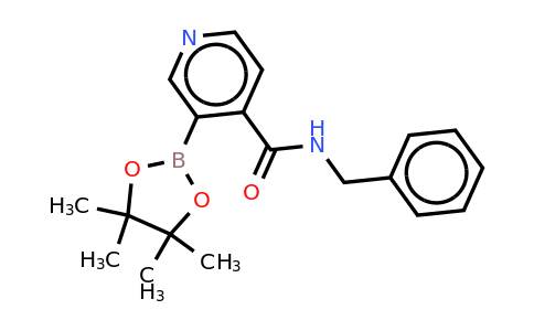 N-benzyl-3-(4,4,5,5-tetramethyl-1,3,2-dioxaborolan-2-YL)isonicotinamide