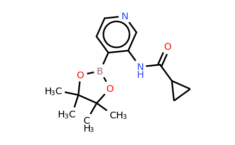 N-(4-(4,4,5,5-tetramethyl-1,3,2-dioxaborolan-2-YL)pyridin-3-YL)cyclopropanecarboxamide