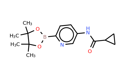 N-(6-(4,4,5,5-tetramethyl-1,3,2-dioxaborolan-2-YL)pyridin-3-YL)cyclopropanecarboxamide