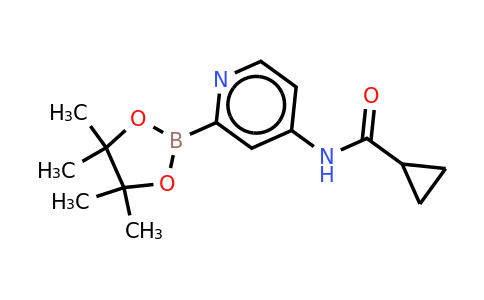 N-(2-(4,4,5,5-tetramethyl-1,3,2-dioxaborolan-2-YL)pyridin-4-YL)cyclopropanecarboxamide