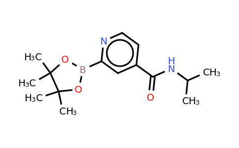 N-isopropyl-2-(4,4,5,5-tetramethyl-1,3,2-dioxaborolan-2-YL)isonicotinamide