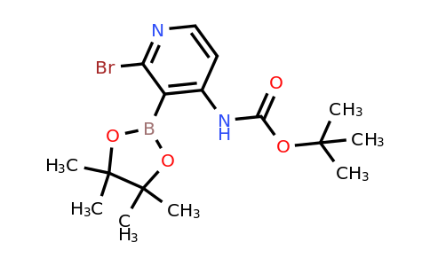 Tert-butyl 2-bromo-3-(4,4,5,5-tetramethyl-1,3,2-dioxaborolan-2-YL)pyridin-4-ylcarbamate