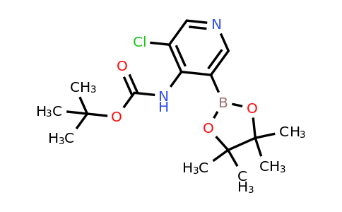 Tert-butyl 3-chloro-5-(4,4,5,5-tetramethyl-1,3,2-dioxaborolan-2-YL)pyridin-4-ylcarbamate