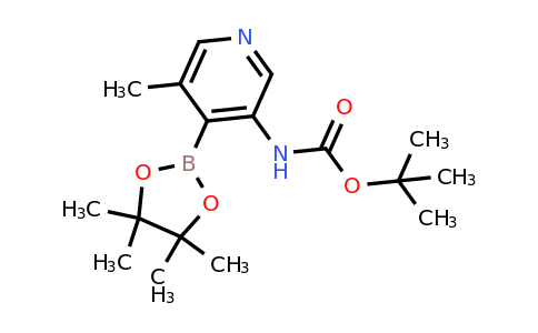 Tert-butyl 5-methyl-4-(4,4,5,5-tetramethyl-1,3,2-dioxaborolan-2-YL)pyridin-3-ylcarbamate