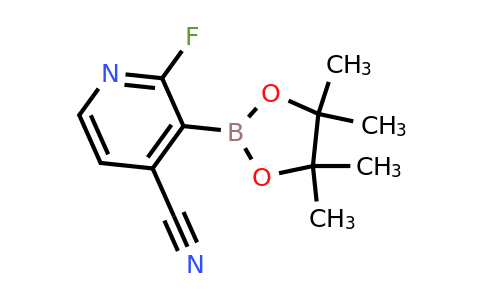 2-Fluoro-3-(4,4,5,5-tetramethyl-1,3,2-dioxaborolan-2-YL)isonicotinonitrile