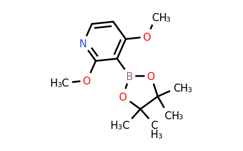 2,4-Dimethoxy-3-(4,4,5,5-tetramethyl-1,3,2-dioxaborolan-2-YL)pyridine