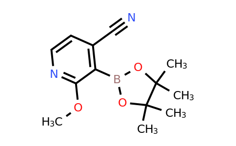 2-Methoxy-3-(4,4,5,5-tetramethyl-1,3,2-dioxaborolan-2-YL)isonicotinonitrile