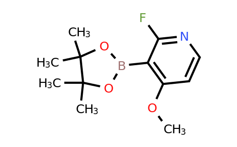 2-Fluoro-4-methoxy-3-(4,4,5,5-tetramethyl-1,3,2-dioxaborolan-2-YL)pyridine