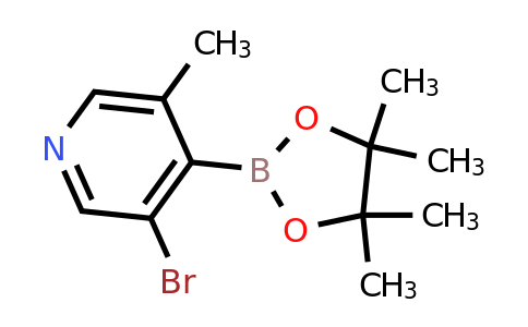 3-Bromo-5-methyl-4-(4,4,5,5-tetramethyl-1,3,2-dioxaborolan-2-YL)pyridine