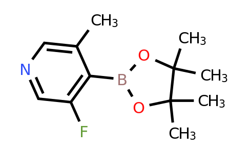 3-Fluoro-5-methyl-4-(4,4,5,5-tetramethyl-1,3,2-dioxaborolan-2-YL)pyridine