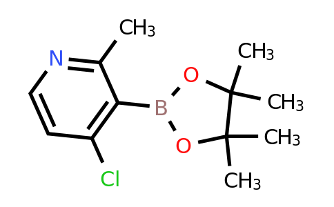 4-Chloro-2-methyl-3-(4,4,5,5-tetramethyl-1,3,2-dioxaborolan-2-YL)pyridine