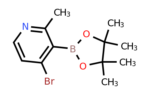 4-Bromo-2-methyl-3-(4,4,5,5-tetramethyl-1,3,2-dioxaborolan-2-YL)pyridine