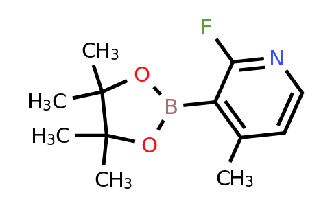 2-Fluoro-4-methyl-3-(4,4,5,5-tetramethyl-1,3,2-dioxaborolan-2-YL)pyridine