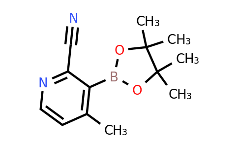 4-Methyl-3-(4,4,5,5-tetramethyl-1,3,2-dioxaborolan-2-YL)picolinonitrile
