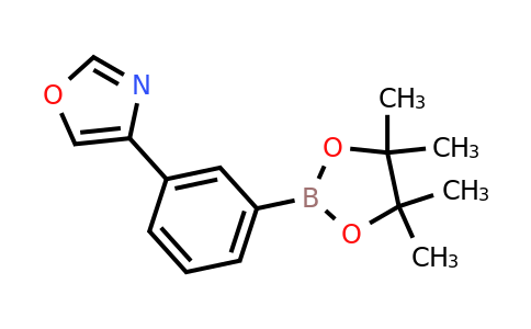4-(3-(4,4,5,5-Tetramethyl-1,3,2-dioxaborolan-2-YL)phenyl)oxazole