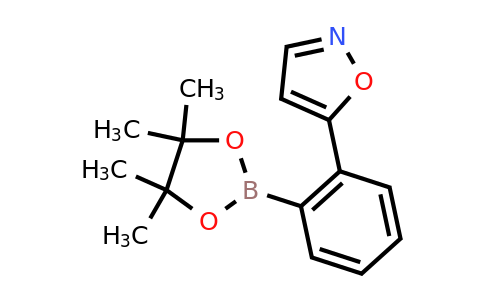 5-(2-(4,4,5,5-Tetramethyl-1,3,2-dioxaborolan-2-YL)phenyl)isoxazole