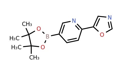 5-(5-(4,4,5,5-Tetramethyl-1,3,2-dioxaborolan-2-YL)pyridin-2-YL)oxazole