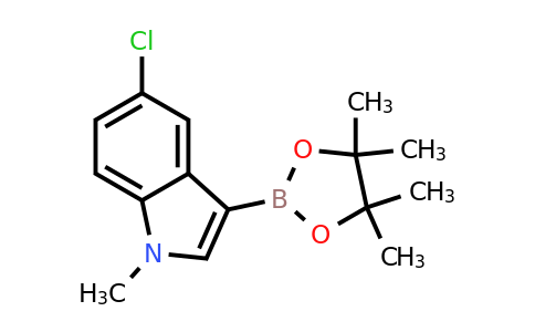 5-Chloro-1-methyl-3-(4,4,5,5-tetramethyl-1,3,2-dioxaborolan-2-YL)-indole