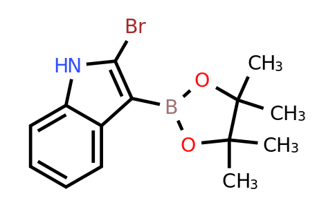 2-Bromo-3-(4,4,5,5-tetramethyl-1,3,2-dioxaborolan-2-YL)-indole
