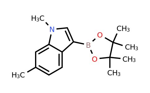 1,6-Dimethyl-3-(4,4,5,5-tetramethyl-1,3,2-dioxaborolan-2-YL)-indole
